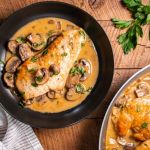 How to Make Spanish Pollo a la Cerveza con Champiñones: Beer-Braised Chicken with Mushrooms