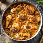 How to Make Spanish Arroz con Pollo y Verduras: Chicken and Vegetable Paella