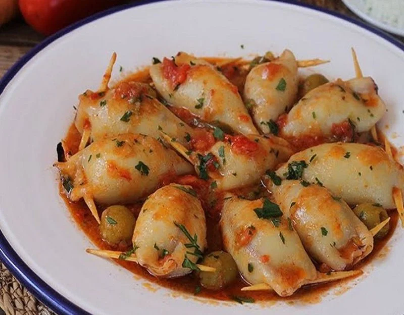 How to Make Spanish Calamares Rellenos de Gambas: Stuffed Squid with Shrimp Recipe