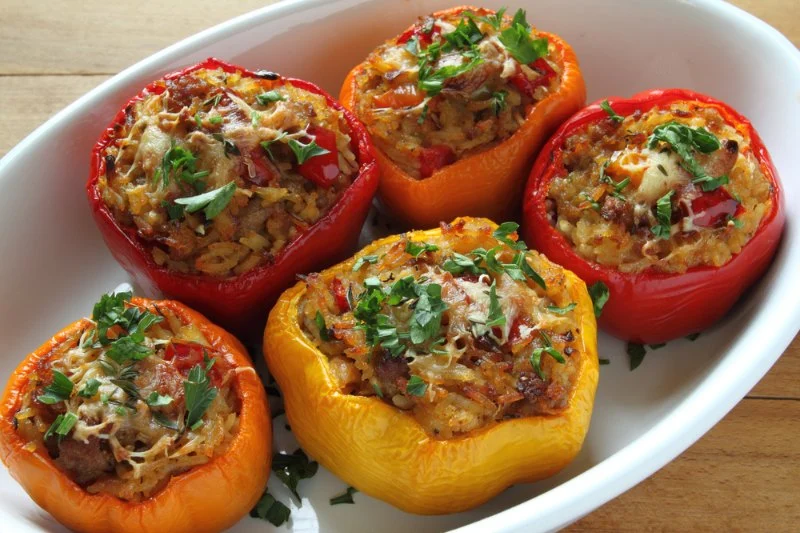 How to Make Spanish Pimientos Rellenos de Queso y Jamón: Cheese and Ham Stuffed Peppers