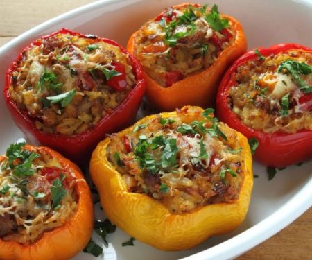 How to Make Spanish Pimientos Rellenos de Queso y Jamón: Cheese and Ham Stuffed Peppers