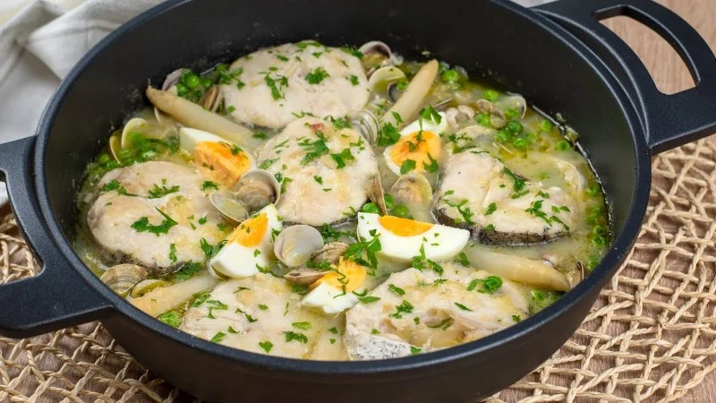 How to Make Spanish Merluza a la Vasca con Gambas: Basque-style Hake with Shrimp