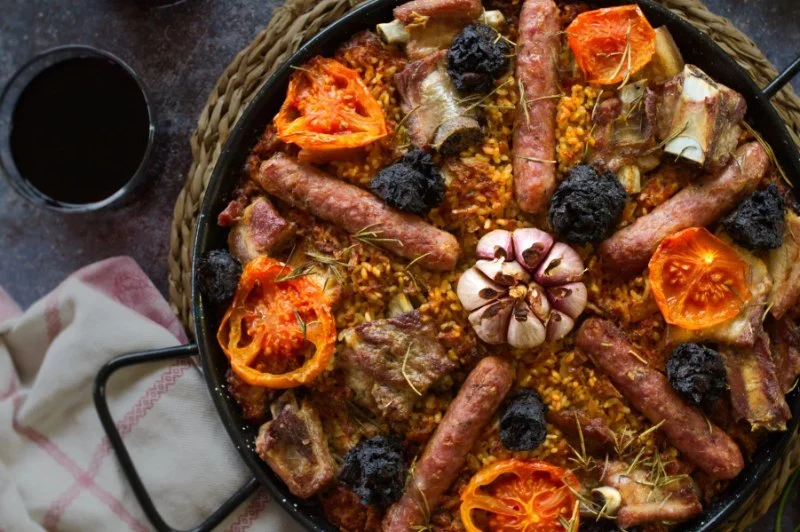 How to Make Spanish Arroz al Horno: Baked Rice with Meat and Vegetables