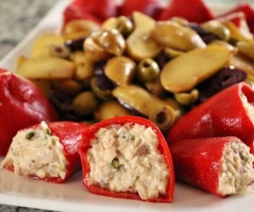 How to Make Spanish Piquillos Rellenos de Atún: Tuna Stuffed Peppers