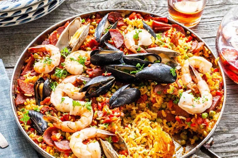 How to Make Spanish Arroz con Mariscos: Seafood Paella Recipe