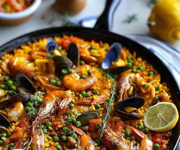 Authentic Spanish Paella with Crispy Socarrat