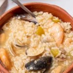 Traditional Spanish Seafood Rice for Holidays
