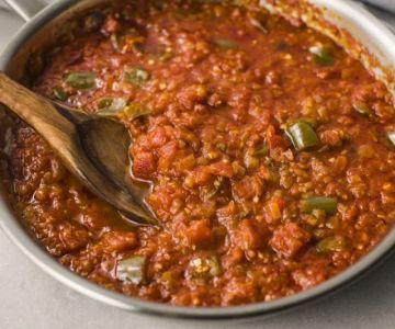 Traditional Spanish Seafood with Homemade Sofrito