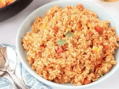 Spanish Rice Recipe with Garlic and Onion