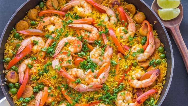 Authentic Spanish Shrimp Paella Recipe