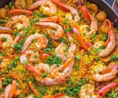 Authentic Spanish Shrimp Paella Recipe