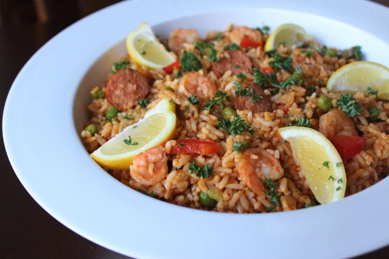 Easy Spanish Paella with Simple Pantry Ingredients