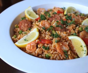Easy Spanish Paella with Simple Pantry Ingredients