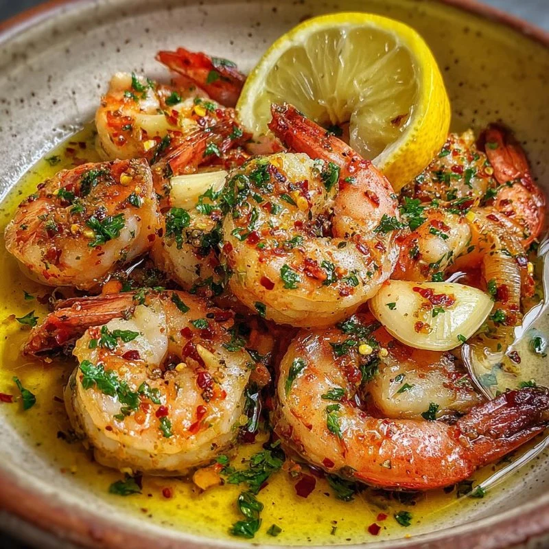 Authentic Spanish Garlic Shrimp with Saffron