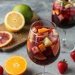 Authentic Spanish Sangria with Red Wine and Fresh Citrus Fruits
