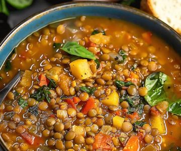 Authentic Spanish Lentil Soup with Vegetables: A Flavorful and Healthy Dish