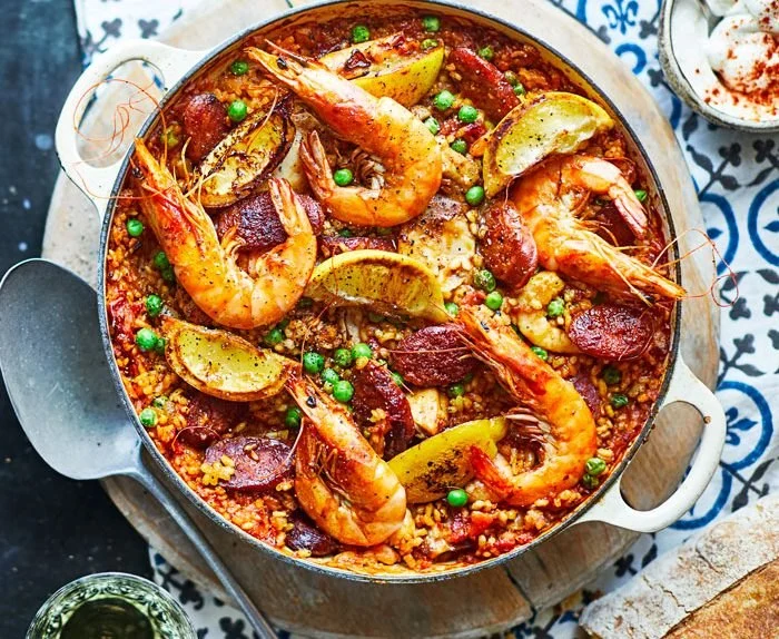 Traditional Spanish Rice with Rabbit and Snails: A Classic Spanish Dish