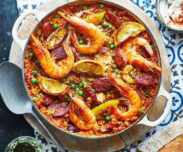 Traditional Spanish Rice with Rabbit and Snails: A Classic Spanish Dish