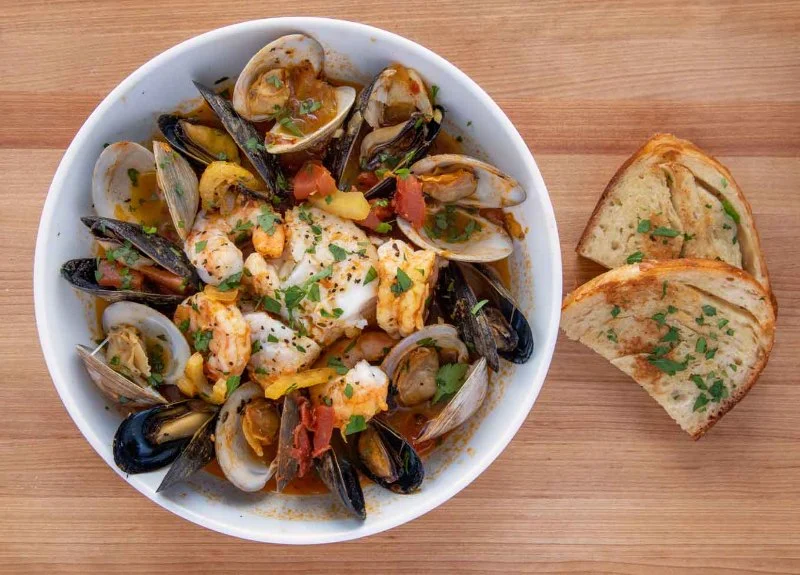 Authentic Traditional Spanish Seafood with Garlic Butter