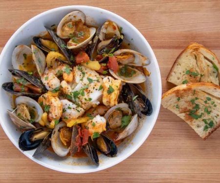Authentic Traditional Spanish Seafood with Garlic Butter