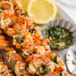 Traditional Spanish Grilled Shrimp Skewers Recipe