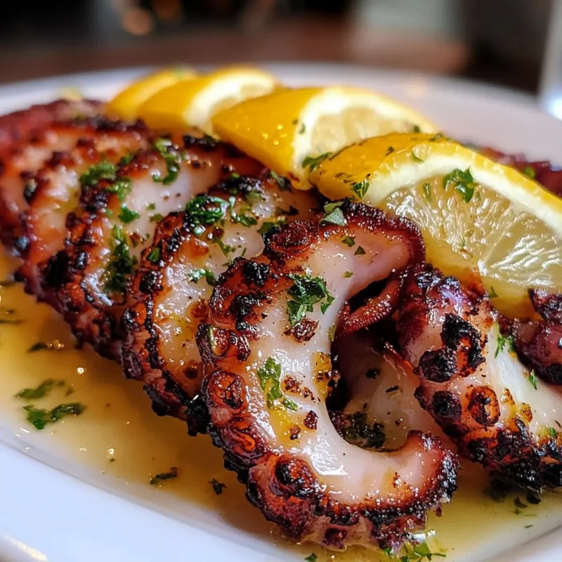 Spanish Grilled Octopus with Lemon and Sea Salt – Authentic Recipe Guide