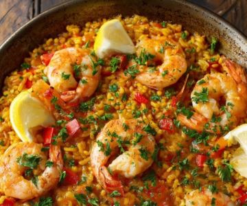 Authentic Spanish Shrimp and Rice Skillet Recipe for Flavorful Meals