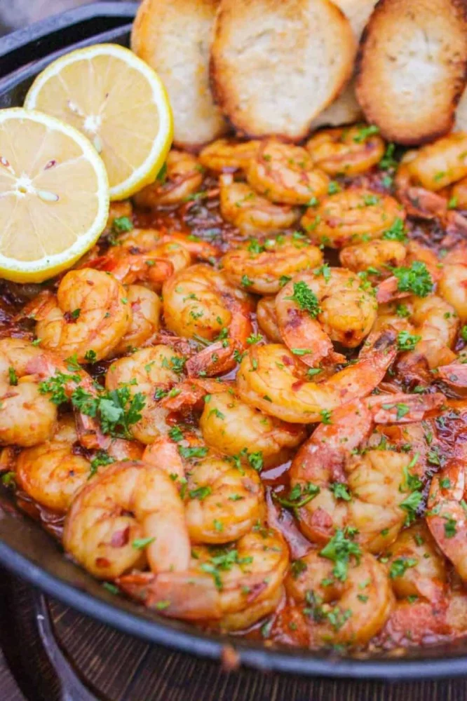 Easy Spanish Garlic Shrimp with Lemon Recipe for Home Cooking