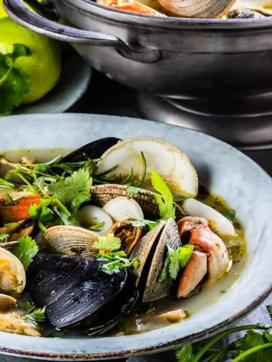 Traditional Spanish Seafood with Slow Simmered Broth