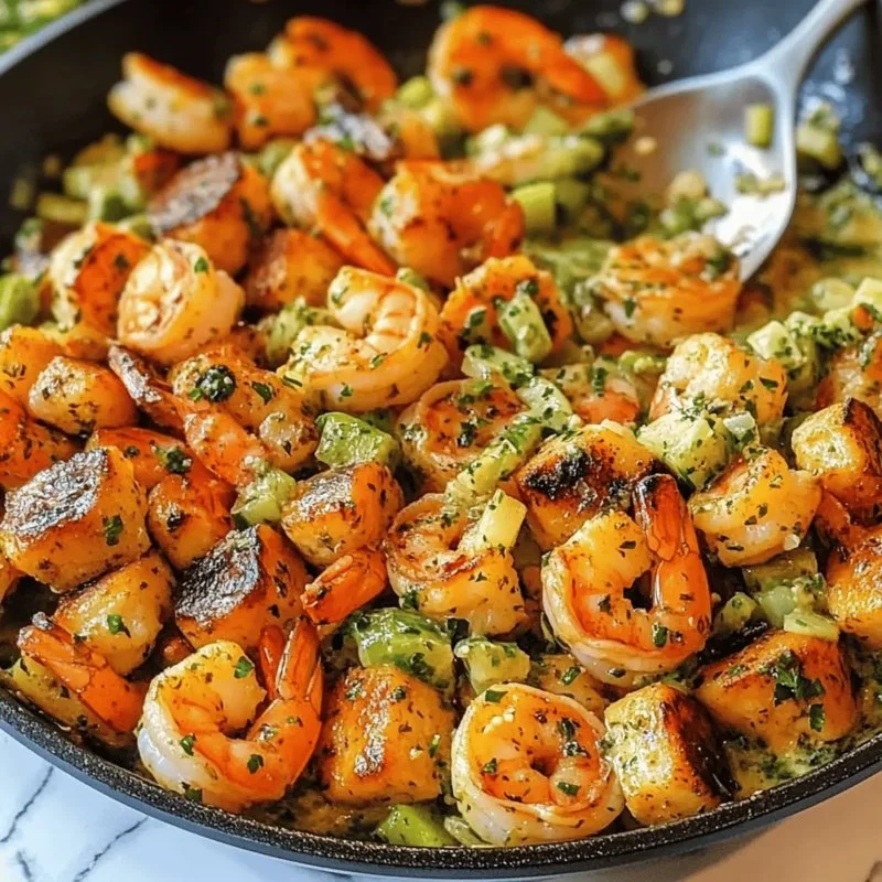 Easy Spanish Garlic Butter Shrimp Skillet Recipe for Quick Dinner