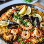 Traditional Spanish Seafood with Rich Saffron Flavor: A Culinary Delight