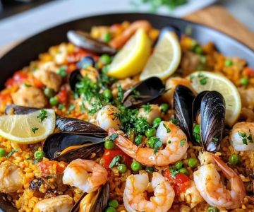 Traditional Spanish Seafood with Rich Saffron Flavor: A Culinary Delight