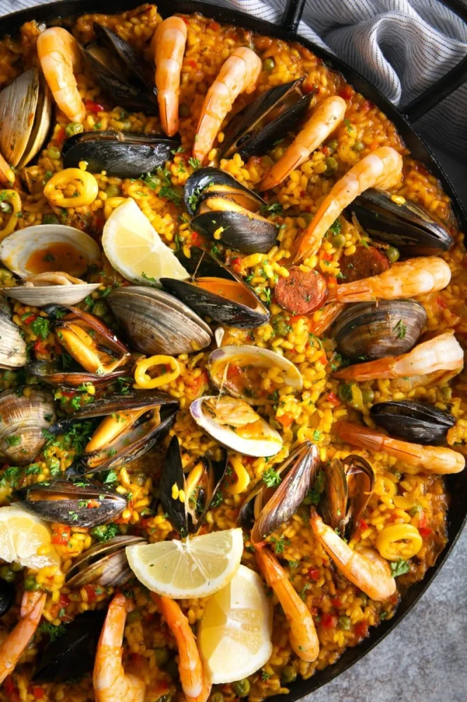 Authentic Spanish Paella Recipe Without Seafood for Home Cooking