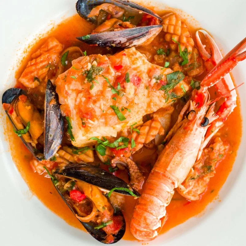 Traditional Spanish Seafood with Rich Flavor Profile