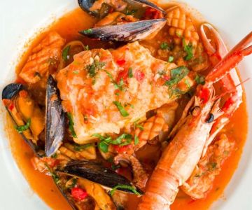 Traditional Spanish Seafood with Rich Flavor Profile