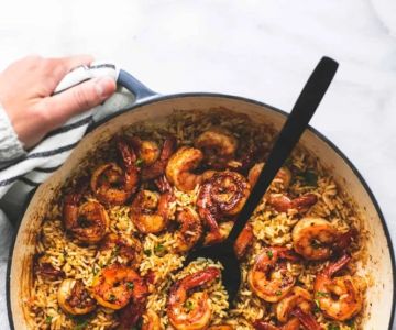 Easy Spanish Rice with Shrimp Skillet Recipe for Busy Weeknights