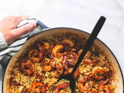 Easy Spanish Rice with Shrimp Skillet Recipe for Busy Weeknights