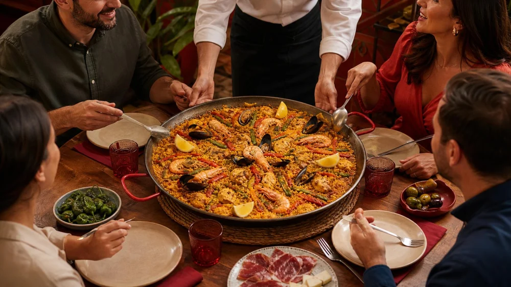 How to Order Paella for a Group at a Restaurant