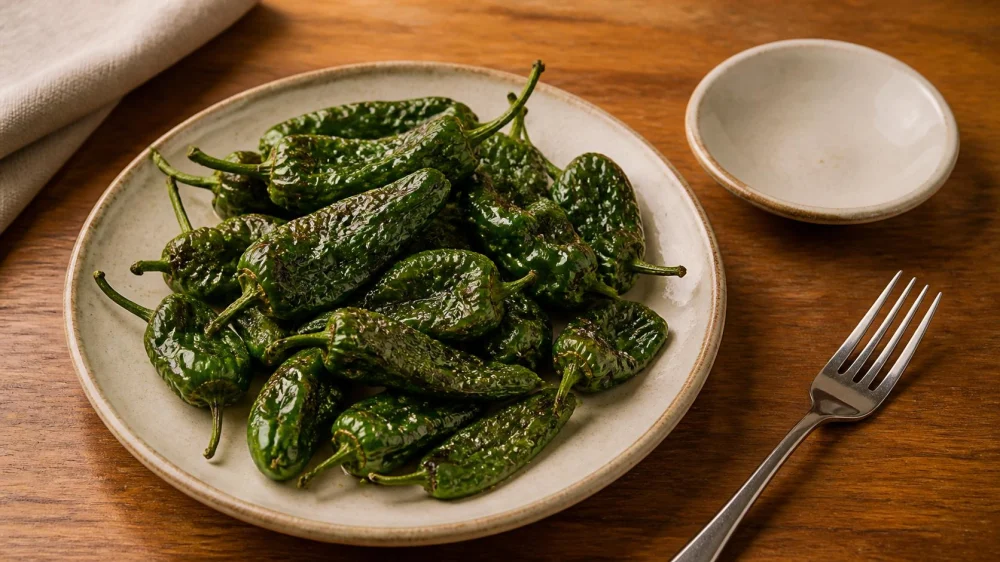 Pimientos de Padrón: Heat, Salt, Stems, and Sharing
