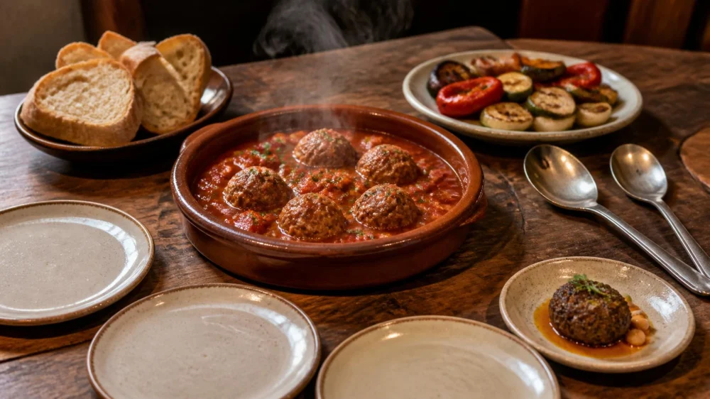 Spanish Albondigas: Sauce, Portion, and Sharing
