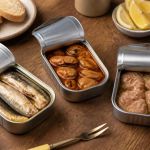 Spanish Conservas at a Restaurant: Seafood, Packing Liquid, and Sharing