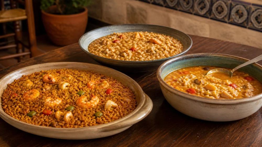 Spanish Rice Dishes Beyond Paella: Dry, Creamy, Soupy, and Oven-Baked