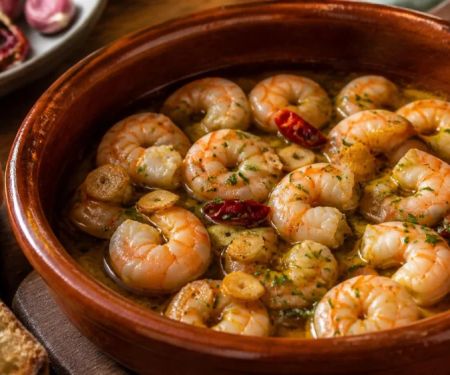 Gambas al Ajillo: Choose Garlic, Heat, Bread, and Portion