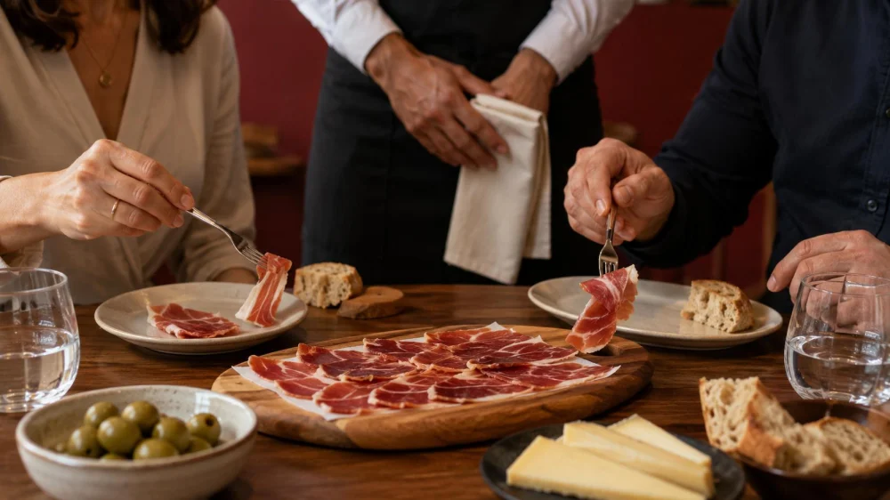 Spanish Jamón Board: Cut, Fat, Pairing, and Sharing