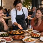Spanish Dining Sharing Order: Balance Portions and Arrival Times