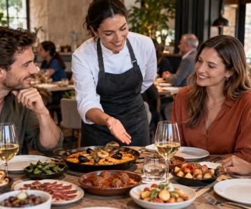Spanish Dining Sharing Order: Balance Portions and Arrival Times