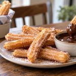 Spanish Churros Order: Crispness, Sugar, and Chocolate