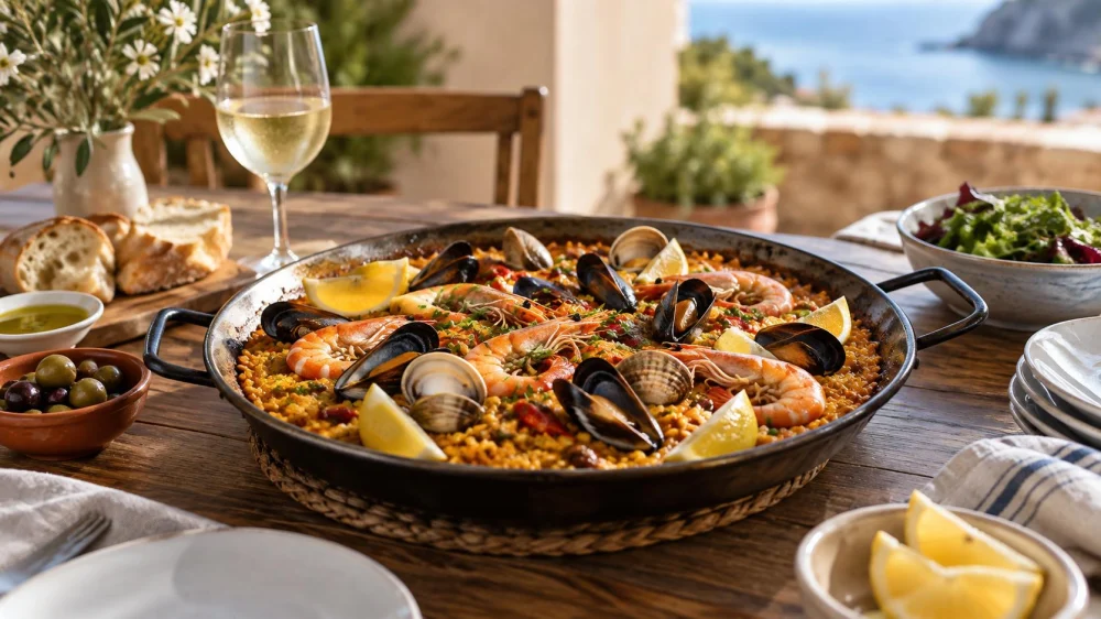 Paella Menu Guide: Rice, Socarrat, Seafood, and Timing