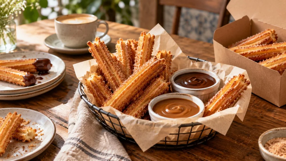 Churros Order Guide: Freshness, Dips, Sharing, and Takeout