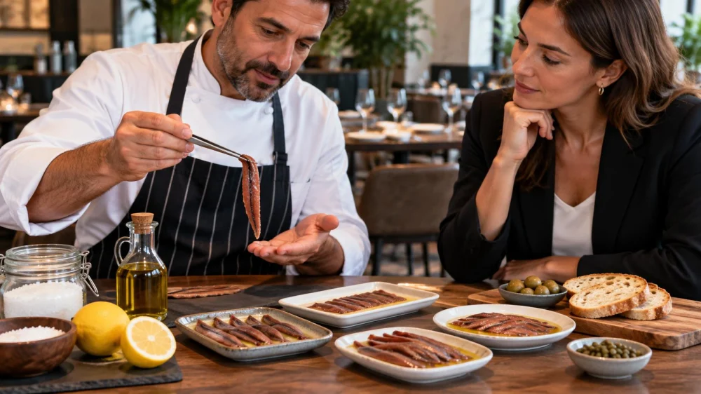 Spanish Anchovy Order: Salt, Oil, and Pairing